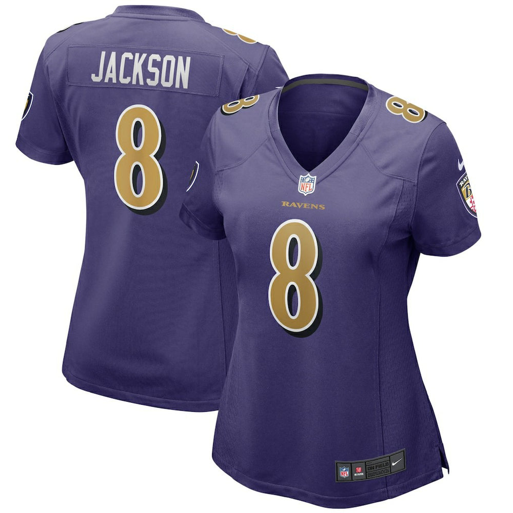 Lamar Jackson Baltimore Ravens Women's Alternate Game Player Jersey - Purple - Nike