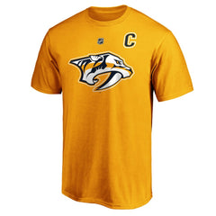 Roman Josi Nashville Predators Fanatics Authentic Stack Player Name & Number T-Shirt - Gold | Fanatics on sale
