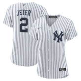 Derek Jeter New York Yankees Nike Women's Home Replica Player Name Jersey Outlet