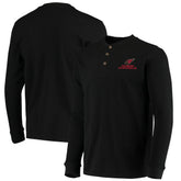 Arizona Cardinals Dunbrooke Logo Maverick Thermal Henley Long Sleeve T-Shirt - Black - NFL