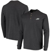 Philadelphia Eagles Dunbrooke Logo Maverick Thermal Henley Long Sleeve T-Shirt - Charcoal - NFL