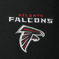 Atlanta Falcons Dunbrooke Logo Maverick Thermal Henley Long Sleeve T-Shirt - Black - NFL