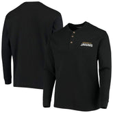 Jacksonville Jaguars Dunbrooke Logo Maverick Thermal Henley Long Sleeve T-Shirt - Black - NFL