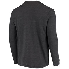 Detroit Lions Dunbrooke Logo Maverick Thermal Henley Long Sleeve T-Shirt - Charcoal - NFL