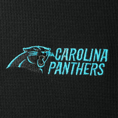 Carolina Panthers Dunbrooke Logo Maverick Thermal Henley Long Sleeve T-Shirt - Black - NFL