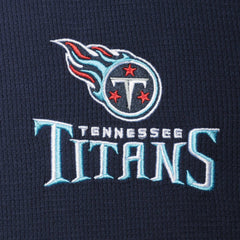 Tennessee Titans Dunbrooke Logo Maverick Thermal Henley Long Sleeve T-Shirt - Navy - NFL