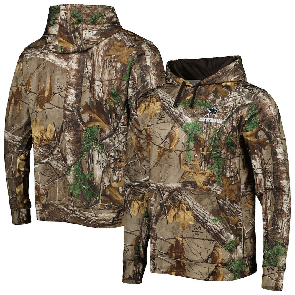 Dallas Cowboys Champion Tech Fleece Pullover Hoodie - Realtree Camo - NFL