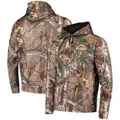 Los Angeles Chargers Dunbrooke Circle Champion Tech Fleece Pullover Hoodie - Realtree Camo - NFL