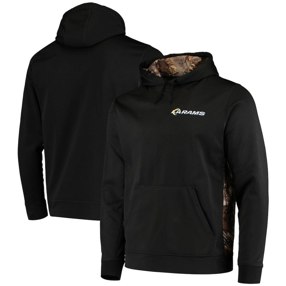 Los Angeles Rams Dunbrooke Logo Ranger Pullover Hoodie - Black/Realtree Camo - NFL