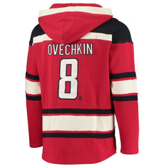Alexander Ovechkin Washington Capitals '47 Player Name & Number Lacer Pullover Hoodie - Red | 47 brand online