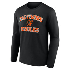 Men's Black Baltimore Orioles Team Heart & Soul Long Sleeve T-Shirt Online