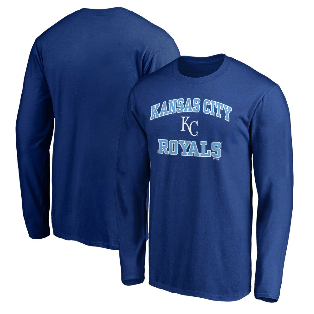 Men's Royal Kansas City Royals Team Heart & Soul Long Sleeve T-Shirt Online