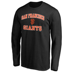 Men's Black San Francisco Giants Team Heart & Soul Long Sleeve T-Shirt Discount