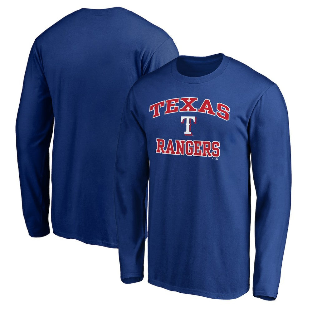 Men's Royal Texas Rangers Team Heart & Soul Long Sleeve T-Shirt Near Me