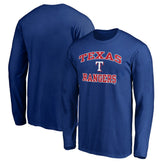 Men's Royal Texas Rangers Team Heart & Soul Long Sleeve T-Shirt Near Me
