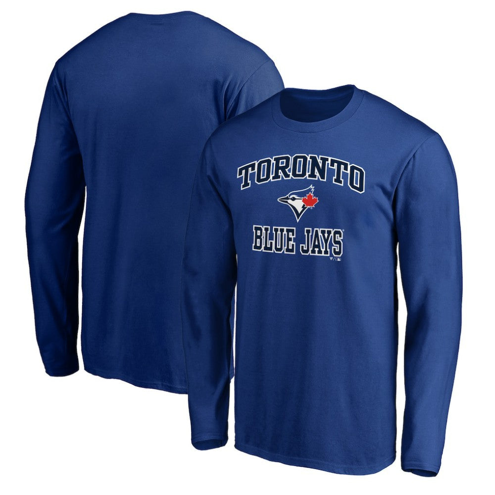 Men's Royal Toronto Blue Jays Team Heart & Soul Long Sleeve T-Shirt Sale