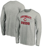 Cincinnati Reds Team Heart & Soul Long Sleeve T-Shirt Discount