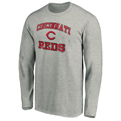 Cincinnati Reds Team Heart & Soul Long Sleeve T-Shirt Discount