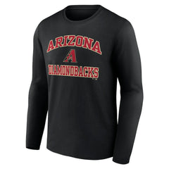 Men's Black Arizona Diamondbacks Team Heart & Soul Long Sleeve T-Shirt Discount