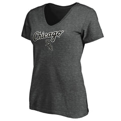 Chicago White Sox Fanatics Women's Team Logo Lockup V-Neck T-Shirt Outlet