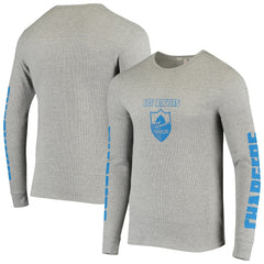 Los Angeles Chargers Junk Food Heavyweight Thermal Long Sleeve T-Shirt - Heathered Gray - NFL