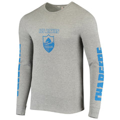 Los Angeles Chargers Junk Food Heavyweight Thermal Long Sleeve T-Shirt - Heathered Gray - NFL