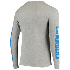 Los Angeles Chargers Junk Food Heavyweight Thermal Long Sleeve T-Shirt - Heathered Gray - NFL