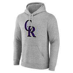 Colorado Rockies Official Logo Fitted Pullover Hoodie Discount