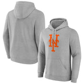 New York Mets Official Logo Fitted Pullover Hoodie for sale