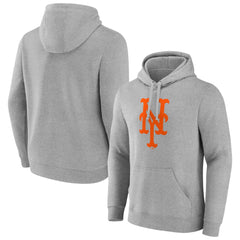 New York Mets Official Logo Fitted Pullover Hoodie for sale