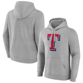 Texas Rangers Official Logo Fitted Pullover Hoodie Outlet