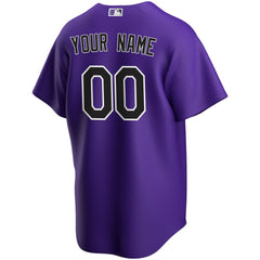 Colorado Rockies Nike Alternate Replica Custom Jersey Online