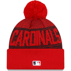 St. Louis Cardinals New Era Authentic Collection Sport Cuffed Knit Hat with Pom Online