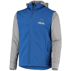 Indianapolis Colts Dunbrooke Alpha Full-Zip Jacket - Royal/Gray - NFL