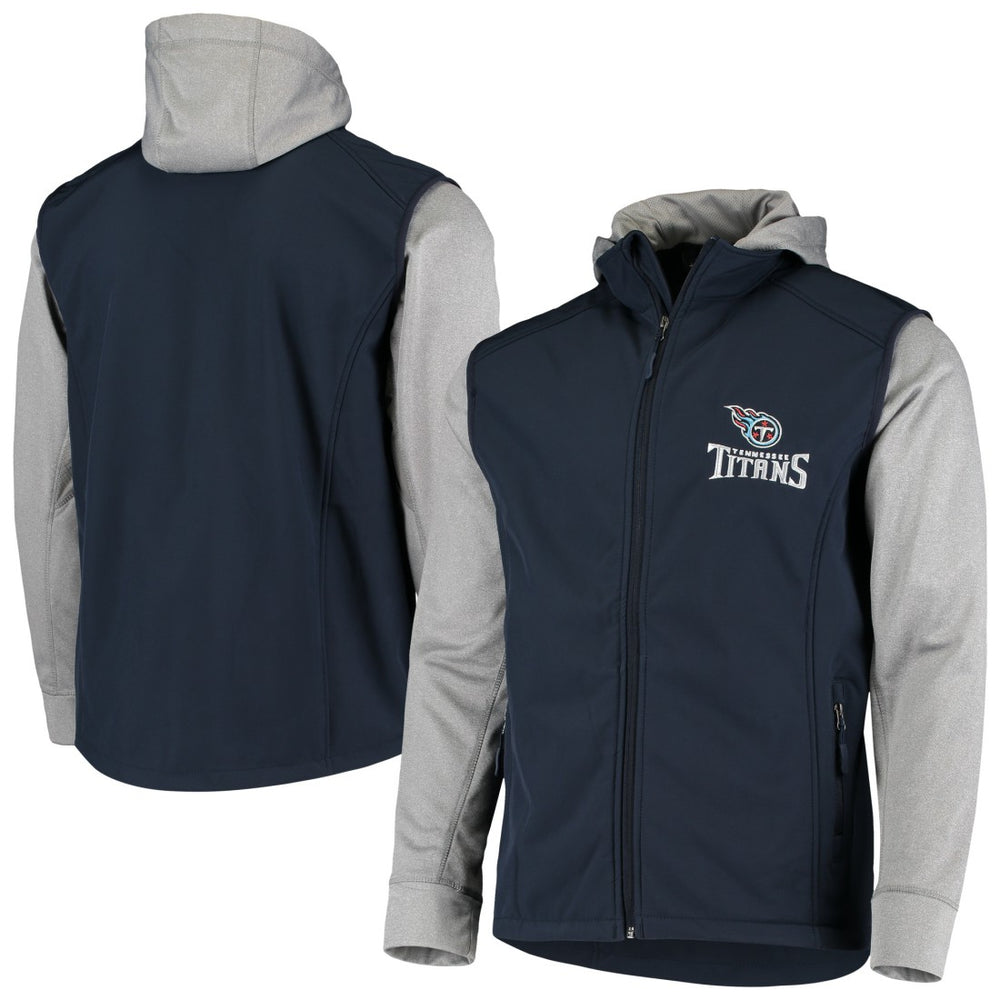 Tennessee Titans Dunbrooke Alpha Full-Zip Jacket - Navy/Gray - NFL