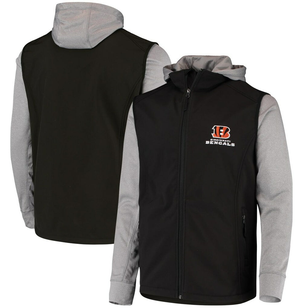 Cincinnati Bengals Dunbrooke Alpha Full-Zip Jacket - Black/Gray - NFL