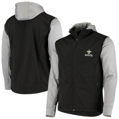 New Orleans Saints Dunbrooke Alpha Full-Zip Jacket - Black/Gray - NFL
