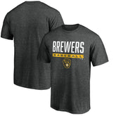 Milwaukee Brewers Win Stripe Logo T-Shirt Sale