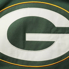 Green Bay Packers '47 Lacer V-Neck Pullover Hoodie - Green/Gold - 47 brand