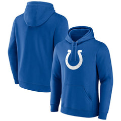 Indianapolis Colts Primary Logo Fitted Pullover Hoodie - Royal - NFL