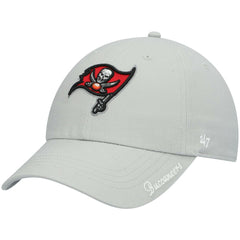 Tampa Bay Buccaneers '47 Women's Miata Clean Up Primary Adjustable Hat - Pewter - 47 brand