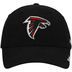 Atlanta Falcons '47 Women's Miata Clean Up Primary Adjustable Hat - Black - 47 brand