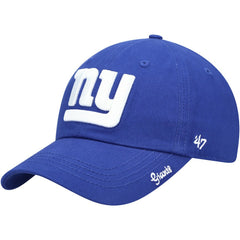 New York Giants '47 Women's Miata Clean Up Primary Adjustable Hat - Royal - 47 brand