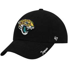 Jacksonville Jaguars '47 Women's Miata Clean Up Primary Adjustable Hat - Black - 47 brand