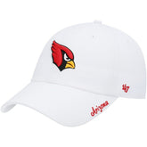 Arizona Cardinals '47 Women's Miata Clean Up Logo Adjustable Hat - White - 47 brand
