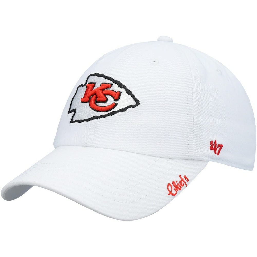 Kansas City Chiefs '47 Women's Miata Clean Up Logo Adjustable Hat - White - 47 brand