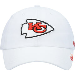 Kansas City Chiefs '47 Women's Miata Clean Up Logo Adjustable Hat - White - 47 brand