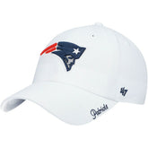New England Patriots '47 Women's Miata Clean Up Logo Adjustable Hat - White - 47 brand