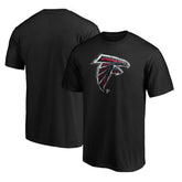 Atlanta Falcons Midnight Mascot Team Logo T-Shirt - Black - NFL