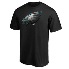 Philadelphia Eagles Midnight Mascot Team Logo T-Shirt - Black - NFL